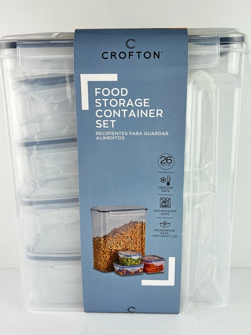 Crofton Brand New 26-Piece Food Storage Container Set